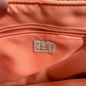 A New Day Orange Bag with Metallic Accents